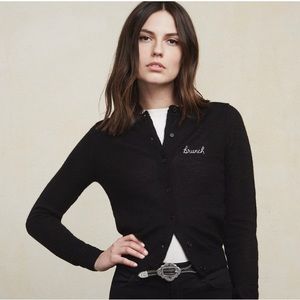 Reformation wool cardigan